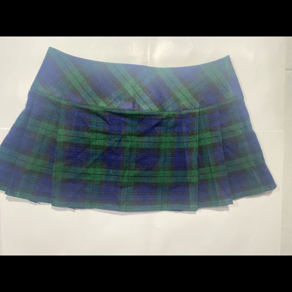 🦋🦄Scottish Designe Tartans Micro Mini Plaid SchoolGirl Skirt kilt - Picture 4 of 11